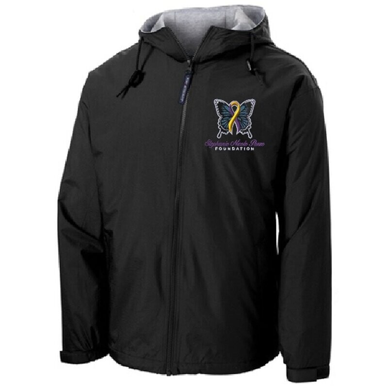 SNPF Logo Black Windbreaker – Adult