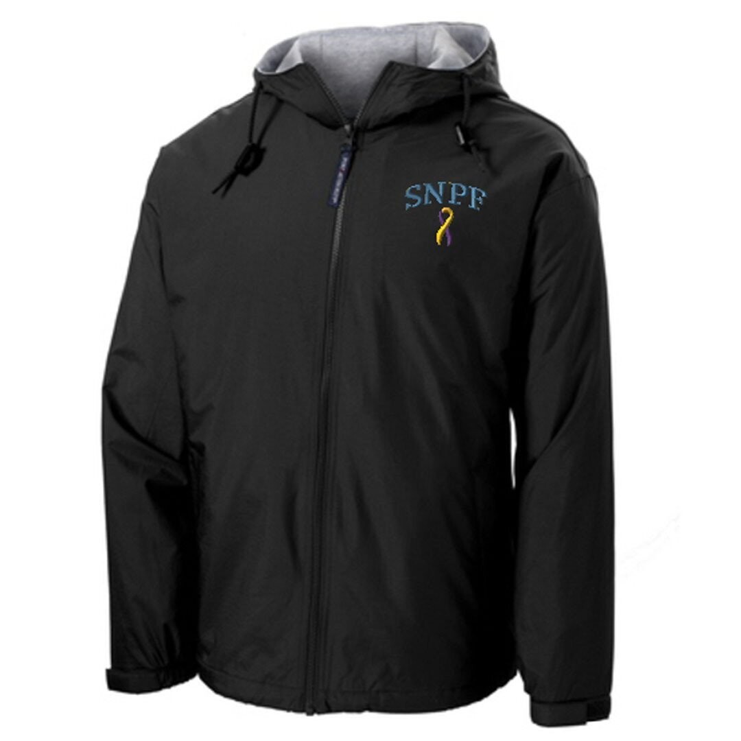 SNPF Ribbon Black Windbreaker – Adult