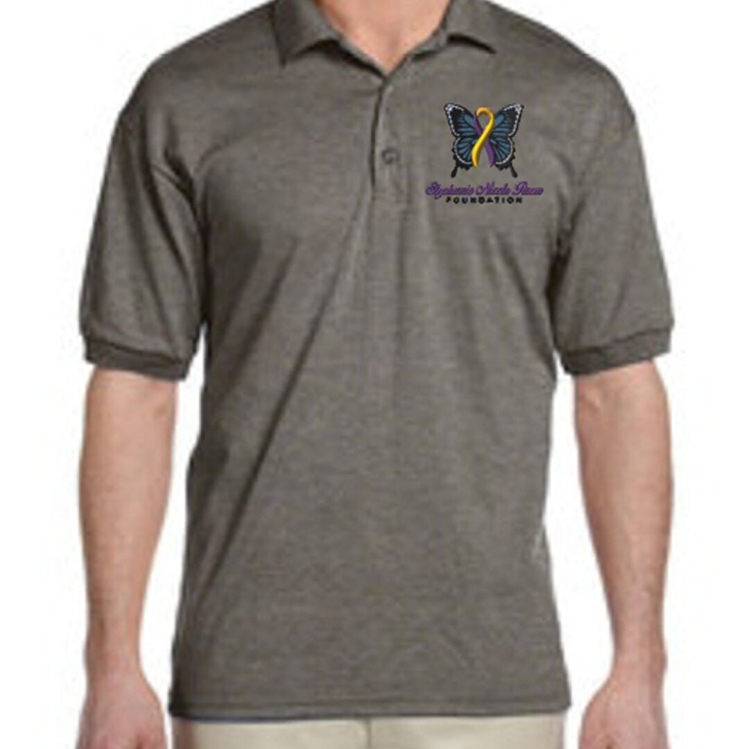 Graphite Grey Polo Shirt – Adult