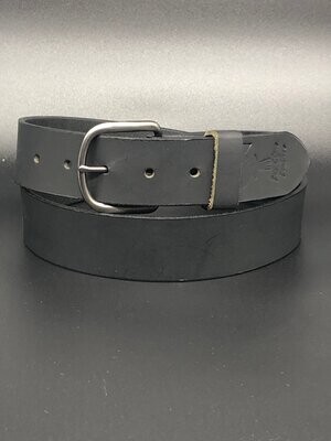 No. 3 Men's Leather Belt - Black