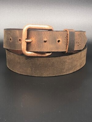 No. 5 Men's Leather Belt - Brown