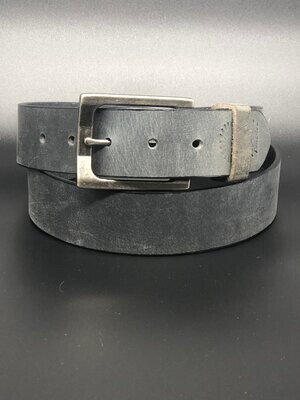 No. 6 Men's Leather Belt - Denim
