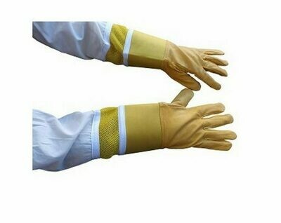 Oz Armour Cow Hide Ventilated Gloves