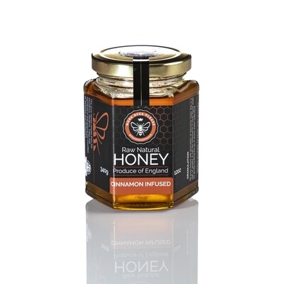 Luxury Cinnamon Infused, Raw & Natural Honey