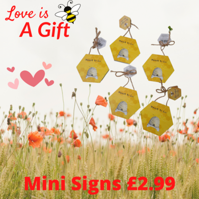 Meant to Bee Mini Sign