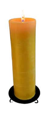 Large Beeswax Church Pillar Candle