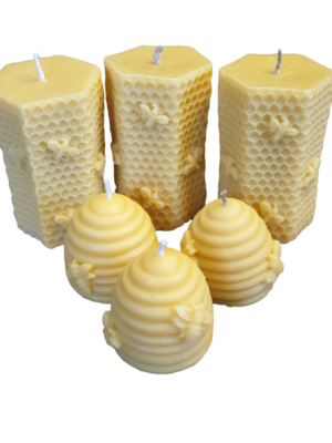 Beeswax Moulded Candles