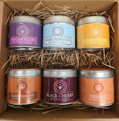 Beeswax Scented Candle Selection Box