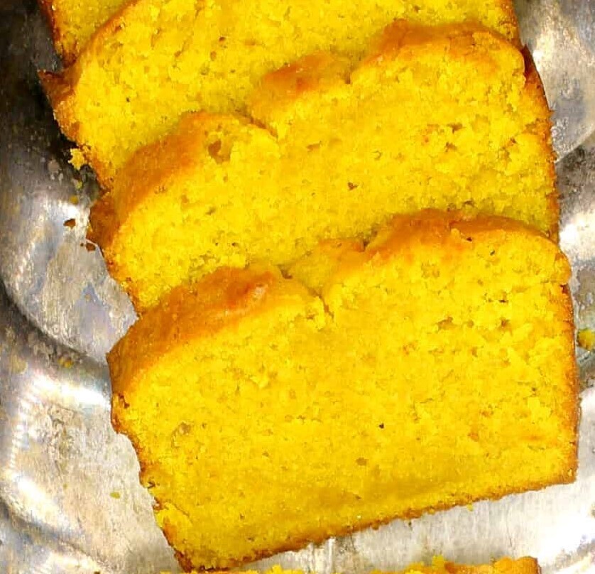 Orange Spice Keto Pound Cake