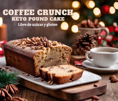 Coffee Crunch Keto Pound Cake