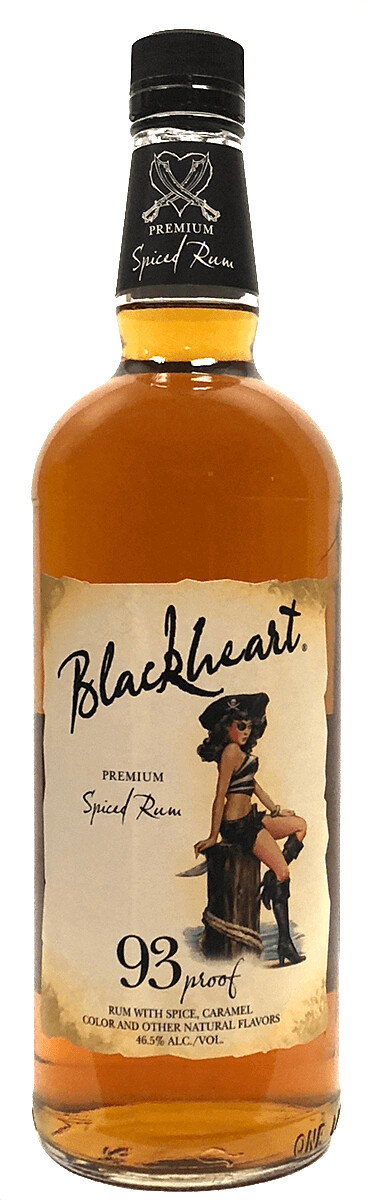 Blackheart Spiced Rum 1.0L