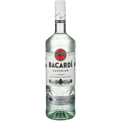 Bacardi White Rum 1.0L