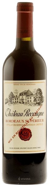 Chateau Recougne Bordeaux Superieur 750ml