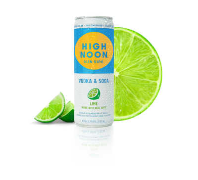High Noon Lime 4/355ml Cans