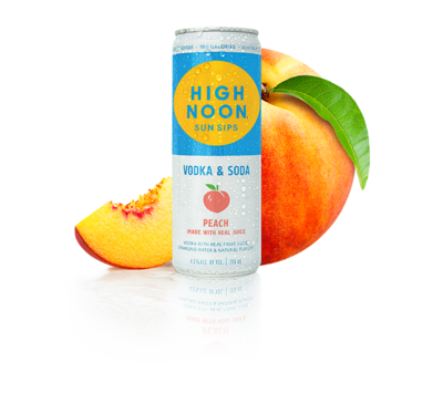High Noon Peach 4/355ml Cans