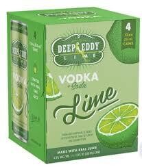 Deep Eddy Lime Vodka + Soda 4/12oz. Cans