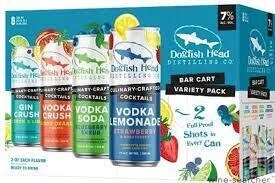 Dogfish Head Bar Cart Variety Pack 8/355ml Cans