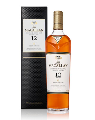 Macallan 12 Year Sherry Oak Single Malt Scotch Whisky 750ml