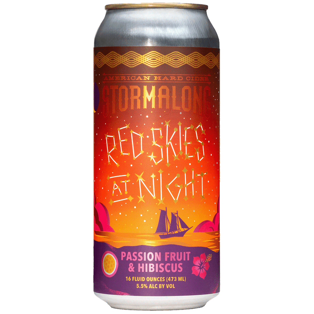 Stormalong  Red Skies at Night Cider 4/16oz Cans