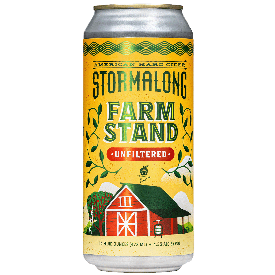 Stormalong Farmstand Unfiltered Cider 4/16oz. Cans