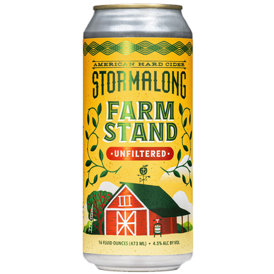 Stormalong Farmstand Unfiltered Cider 4/16oz. Cans