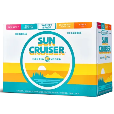 Sun Cruiser Variety Pack Vodka &amp; Tea 8/12oz Cans