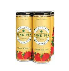 Nine Pin Cider Works Honey Hibiscus  4/12oz Cans