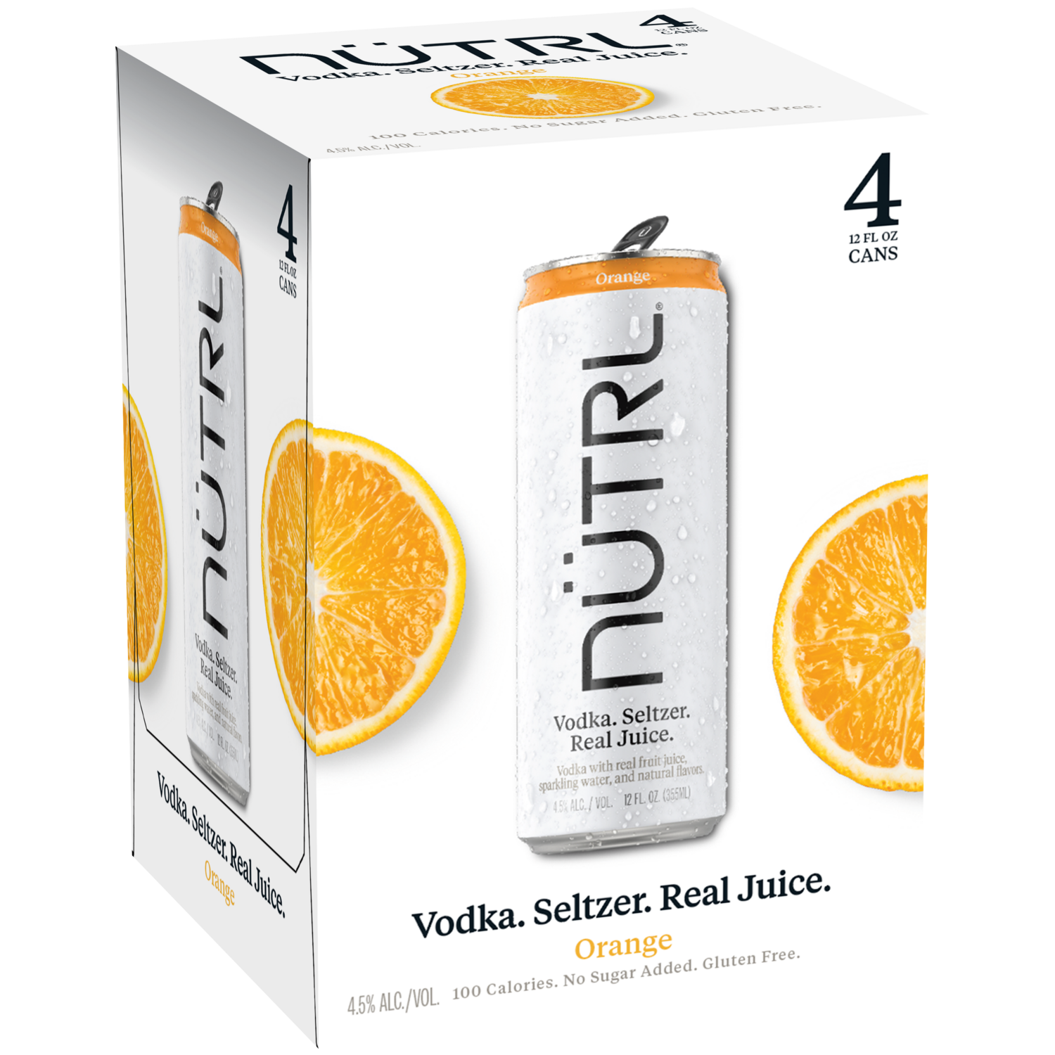 Nutrl Vodka Seltzer Strawberry 4/12oz. Cans