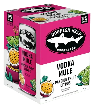 Dogfish Head Passion Fruit Citrus Vodka Mule 4/355ml Cans