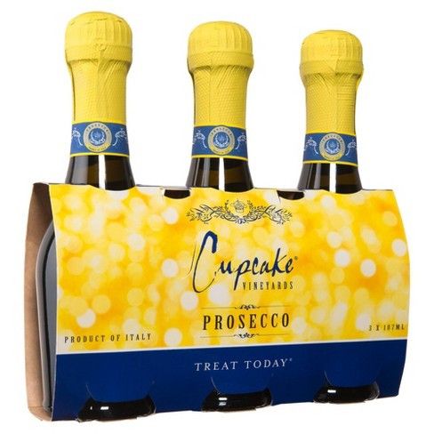 Cupcake Prosecco 187ml 3/pack