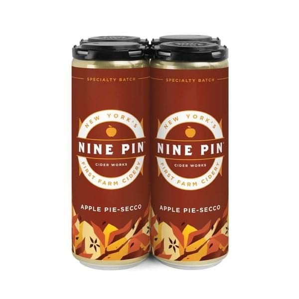 Nine Pin Apple Pie-Secco 4/12oz. cans