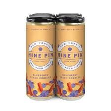 Nine Pin Cider Works Blueberry Peach Cobbler 4/12oz Cans