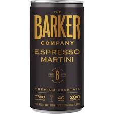 Barker Company Espresso Martini 200ml Can