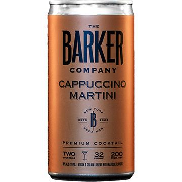 Barker Cappuccino Martini 200ml Can