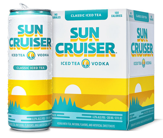 Sun Cruiser Ice Tea Vodka 4/12oz. Cans