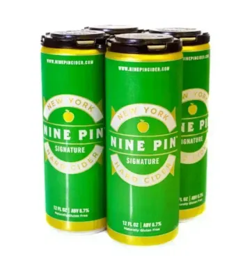 Nine Pin Cider Works Signature Hard Cider 4/12oz Cans