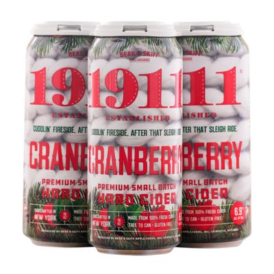 1911 Cranberry Cider 4/16oz Cans