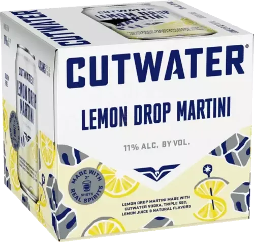 Cutwater Lemon Drop Martini 4/355ml Cans