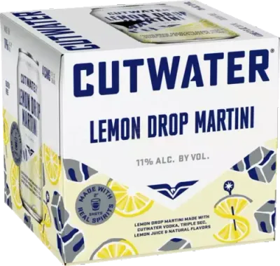 Cutwater Lemon Drop Martini 4/355ml Cans