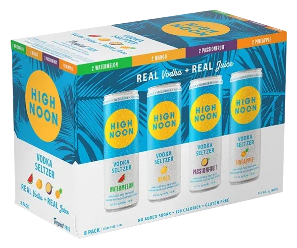 High Noon Tropical Variety 8/355ml Cans