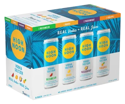 High Noon Tropical Variety 8/355ml Cans