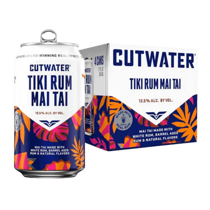 Cutwater Tiki Rum Mai Tai 4/355ml Cans