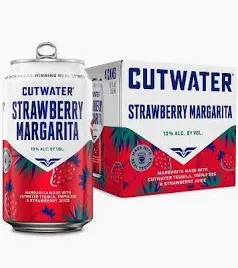 Cutwater Strawberry Margarita 4/355ml Cans