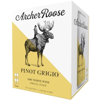 Archer Roose Pinot Grigio 4/250ml Cans