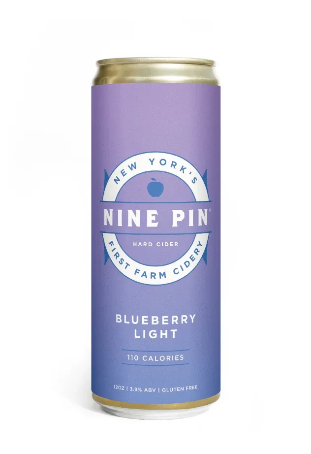 Nine Pin Cider Works Blueberry Light 4/12 oz cans
