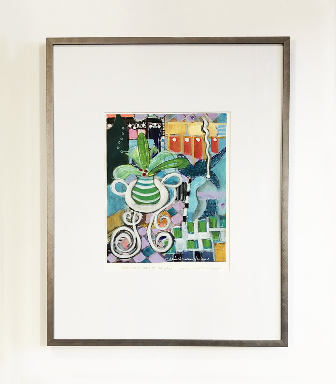 Helen Newton Framed 14 x 18 Abstracts