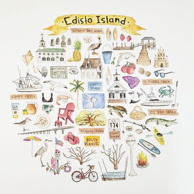 Edisto Island Icon Print