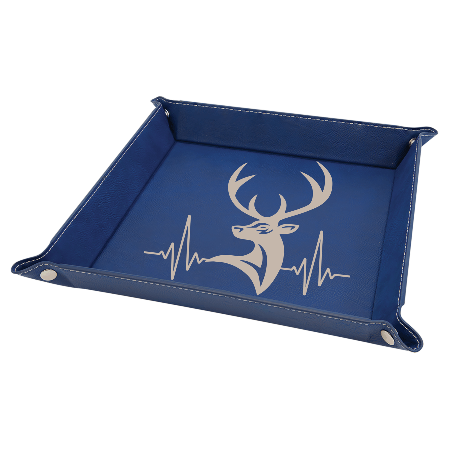 Blue Laserable Snap Up Tray
