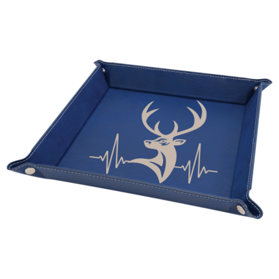 Blue Laserable Snap Up Tray
