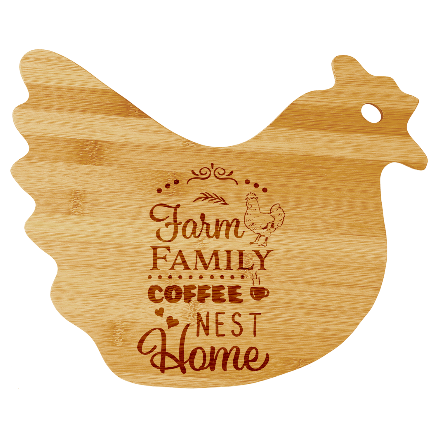Hen Cutting Board